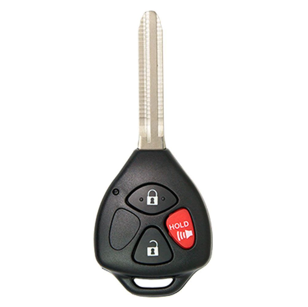 Toyota Yaris 3 Button Remote Head Key "H" chip PN: 89070-52G50 - Ilco brand