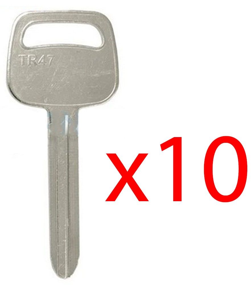 Tr47 Key TR47 Test Key Blade for Toyota - 10 PACK – CarandTruckRemotes