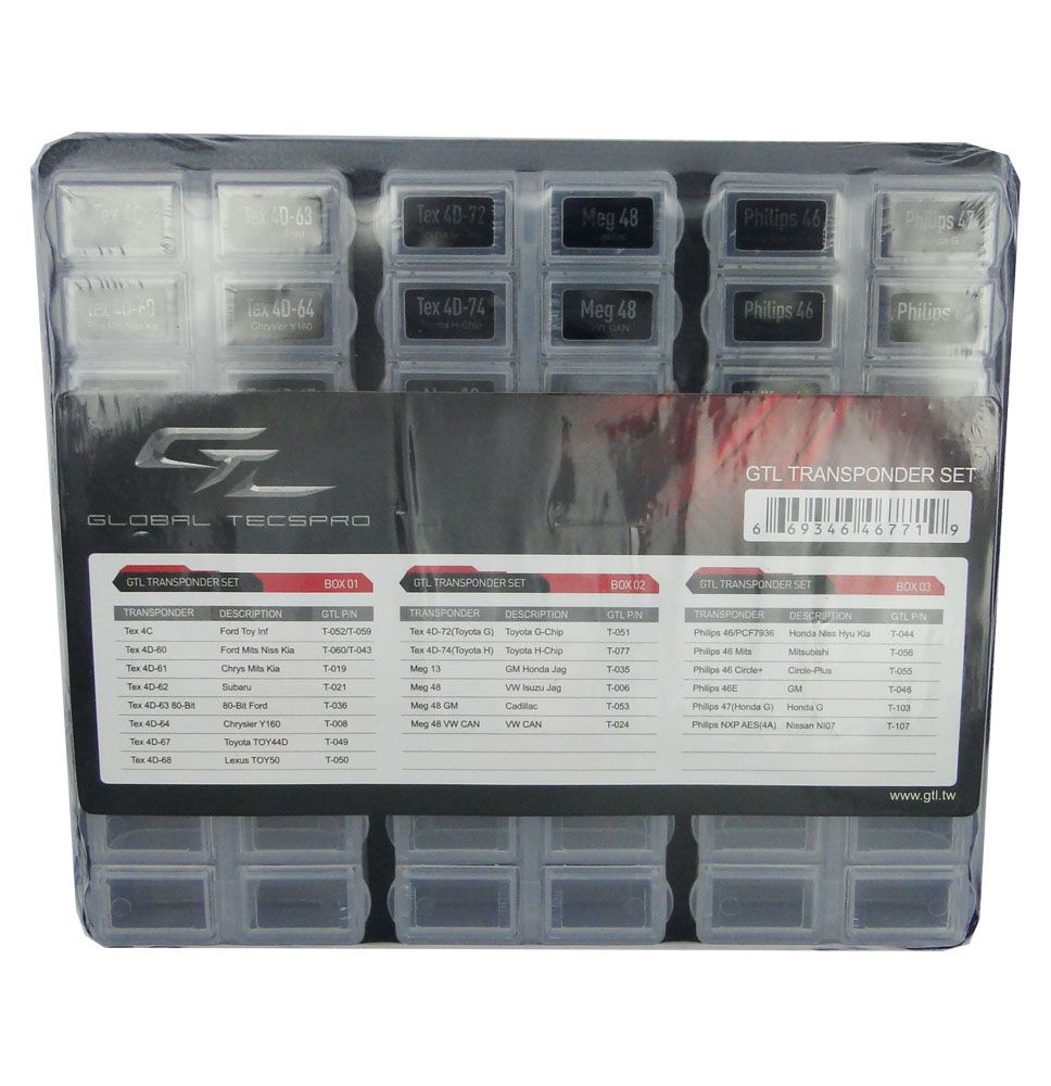 Transponder Chip Set (GTL brand) - 80 Chips - CarandTruckRemotes