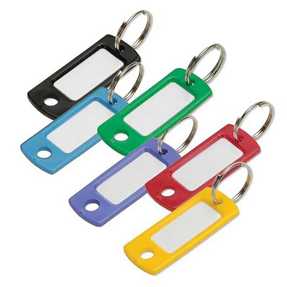 Twelve ID Key Tags with Rings by Lucky Line - CarandTruckRemotes