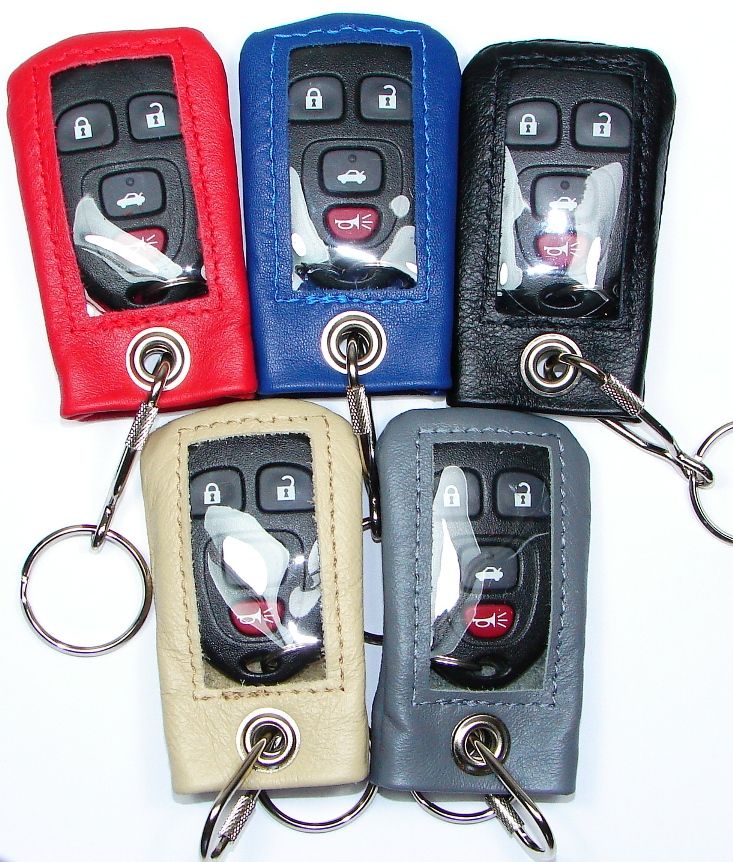 Universal Car Remote Key Fob Leather Tote - Extra Large