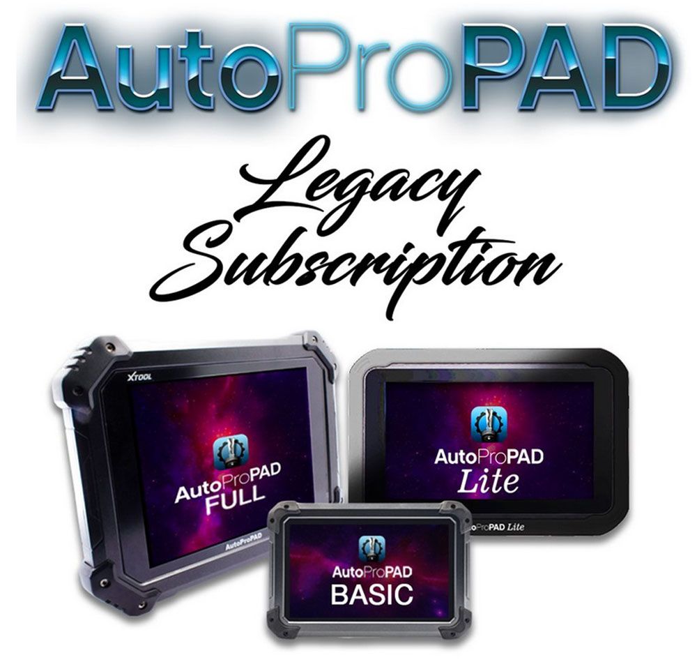 Updates & Support Subscription - 1 year AutoProPAD & AutoProPAD Lite XTOOL - CarandTruckRemotes