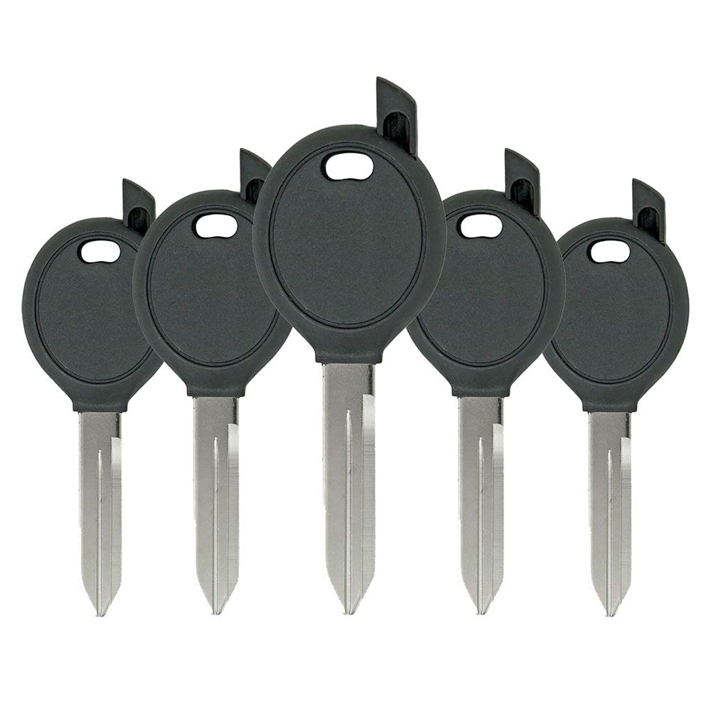 Y159 Transponder Key Shell for Chrysler, Dodge, Jeep - 5 PACK ...