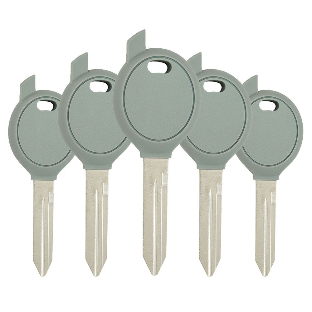 Y160 Transponder Key Shell for Chrysler, Dodge, Jeep - 5 PACK Aftermarket