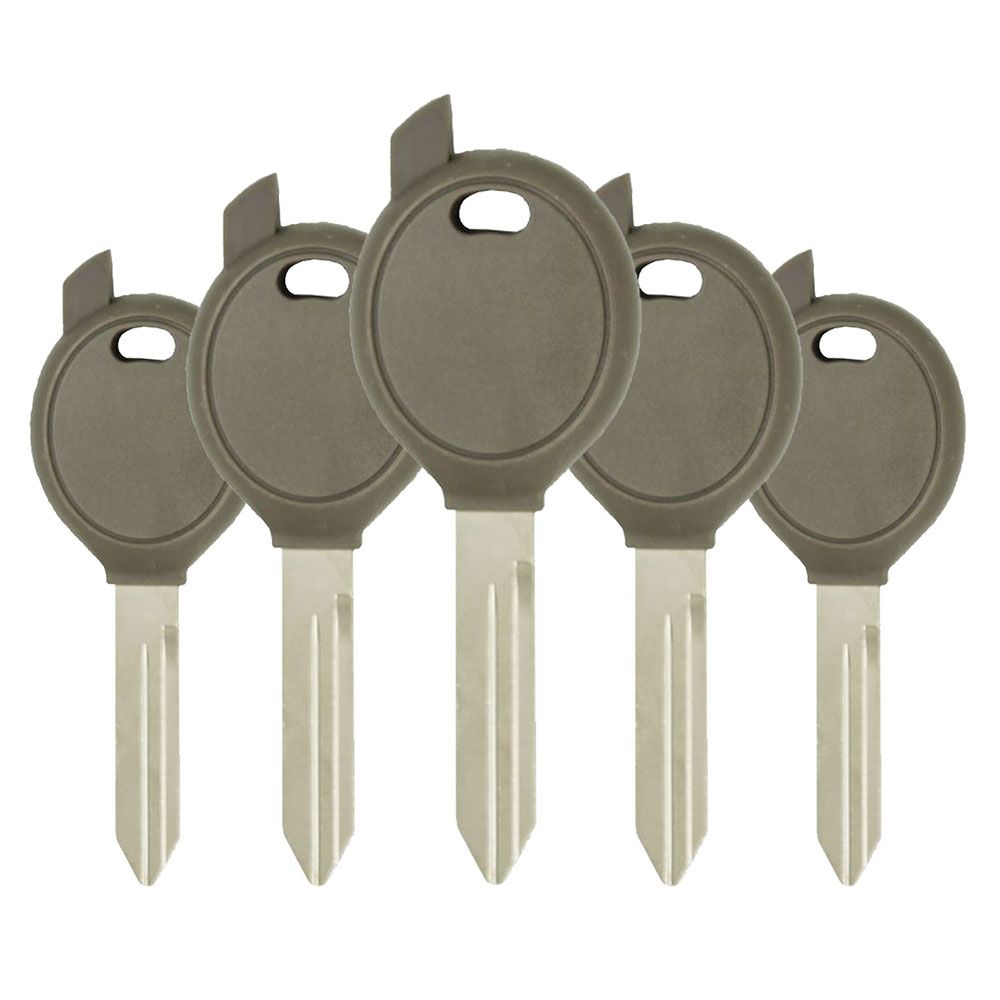 Y164 Transponder Key Shell for Chrysler, Dodge, Jeep - 5 PACK ...